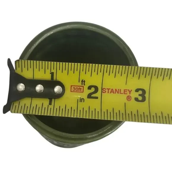 Vintage Harvey's Lake Tahoe "Sneaky Tiki" Green Ceramic Drink Mug Cup - Picture 4 of 5